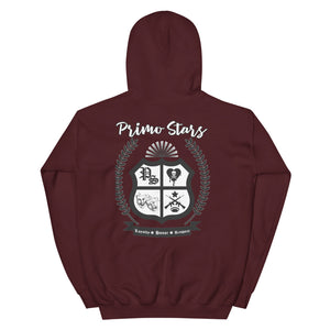 Primo Stars clothing company front/ crest back Unisex Hoodie