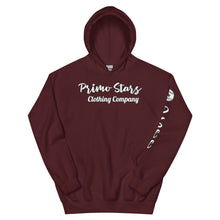 Load image into Gallery viewer, Primo Stars clothing company front/ crest back Unisex Hoodie
