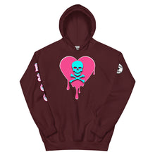 Load image into Gallery viewer, Skull Heart Drips PLB Unisex Hoodie
