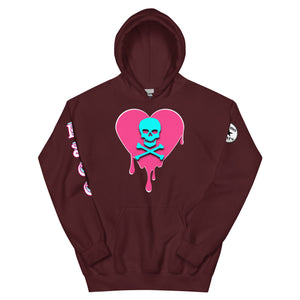Skull Heart Drips PLB Unisex Hoodie