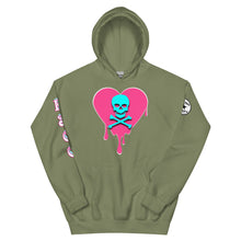 Load image into Gallery viewer, Skull Heart Drips PLB Unisex Hoodie
