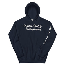Load image into Gallery viewer, Primo Stars clothing company front/ crest back Unisex Hoodie
