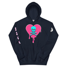 Load image into Gallery viewer, Skull Heart Drips PLB Unisex Hoodie
