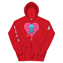 Load image into Gallery viewer, Skull Heart Drips PLB Unisex Hoodie

