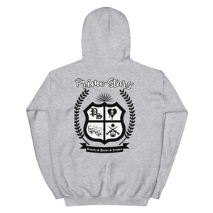 Primo Stars clothing company front/ crest back Unisex Hoodie