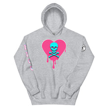 Load image into Gallery viewer, Skull Heart Drips PLB Unisex Hoodie
