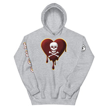 Load image into Gallery viewer, Skull Heart Drips M&amp;G Unisex Hoodie
