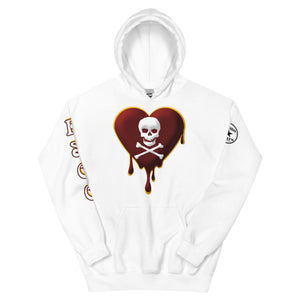 Skull Heart Drips M&G Unisex Hoodie