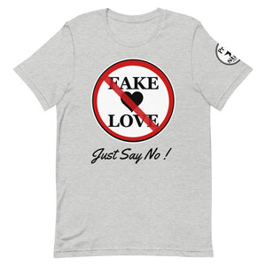 Fake love JSN Short-Sleeve Unisex T-Shirt