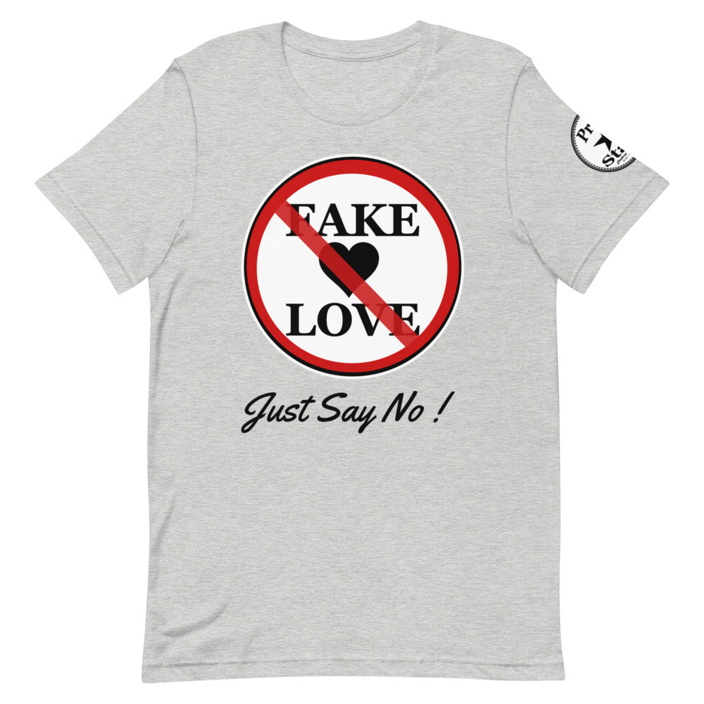 Fake love JSN Short-Sleeve Unisex T-Shirt