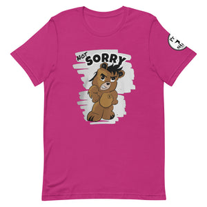 Not sorry logo bear Short-Sleeve Unisex T-Shirt