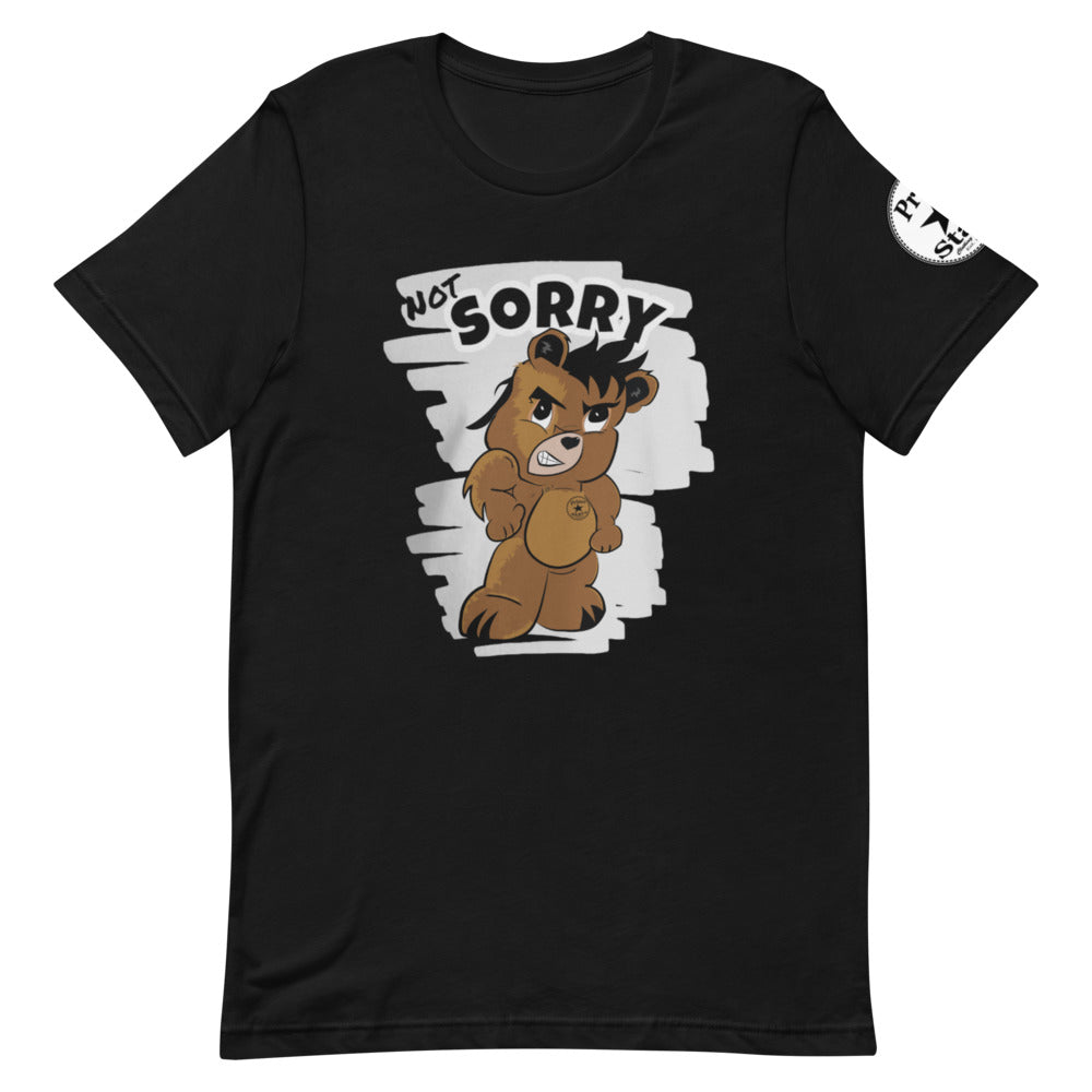 Not sorry logo bear Short-Sleeve Unisex T-Shirt