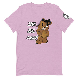 IDK IDC IDGAF Short-Sleeve Unisex T-Shirt