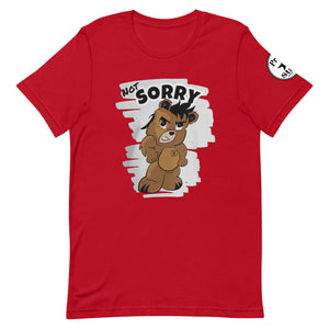Not sorry logo bear Short-Sleeve Unisex T-Shirt