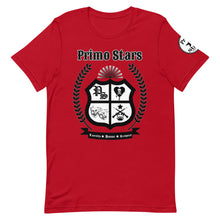 Load image into Gallery viewer, Primo Stars Crest Short-Sleeve Unisex T-Shirt
