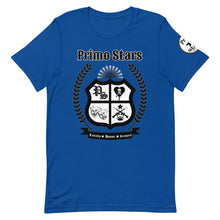 Load image into Gallery viewer, Primo Stars Crest Short-Sleeve Unisex T-Shirt
