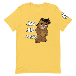 IDK IDC IDGAF Short-Sleeve Unisex T-Shirt
