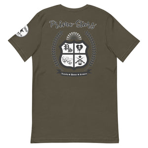 Primo Stars Clothing Company Front/ Crest Back BL Short-Sleeve Unisex T-Shirt
