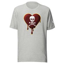 Load image into Gallery viewer, Skull Heart Drips M&amp;G Unisex t-shirt
