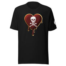 Load image into Gallery viewer, Skull Heart Drips M&amp;G Unisex t-shirt
