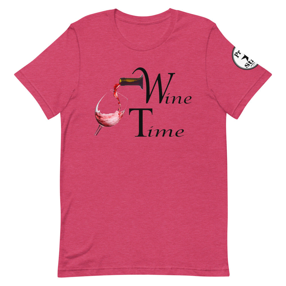 Wine Time BL Short-Sleeve Unisex T-Shirt
