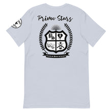 Load image into Gallery viewer, Primo Stars Clothing Company Front/ Crest Back BL Short-Sleeve Unisex T-Shirt
