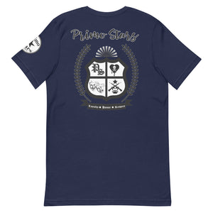 Primo Stars Clothing Company Front/ Crest Back BL Short-Sleeve Unisex T-Shirt