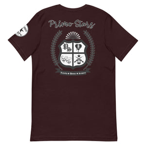 Primo Stars Clothing Company Front/ Crest Back BL Short-Sleeve Unisex T-Shirt