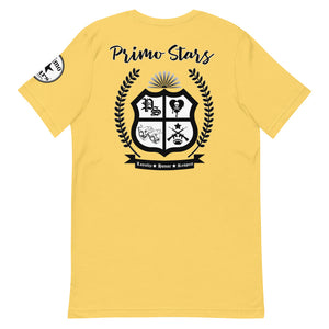 Primo Stars Clothing Company Front/ Crest Back BL Short-Sleeve Unisex T-Shirt