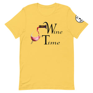 Wine Time BL Short-Sleeve Unisex T-Shirt
