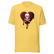 Load image into Gallery viewer, Skull Heart Drips M&amp;G Unisex t-shirt
