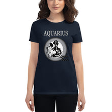 Load image into Gallery viewer, Aquarius Women&#39;s short sleeve t-shirt
