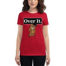 Load image into Gallery viewer, Over It. Logo bear Women&#39;s short sleeve t-shirt

