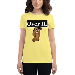 Over It. Logo bear Women's short sleeve t-shirt