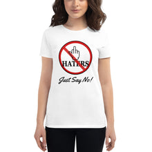 Load image into Gallery viewer, Haters JSN Women&#39;s short sleeve t-shirt

